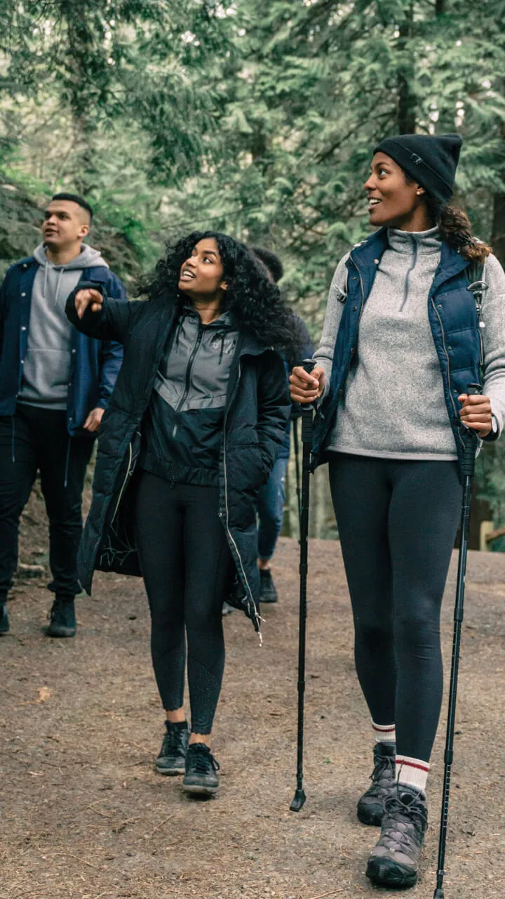 Group of young adults on a hike