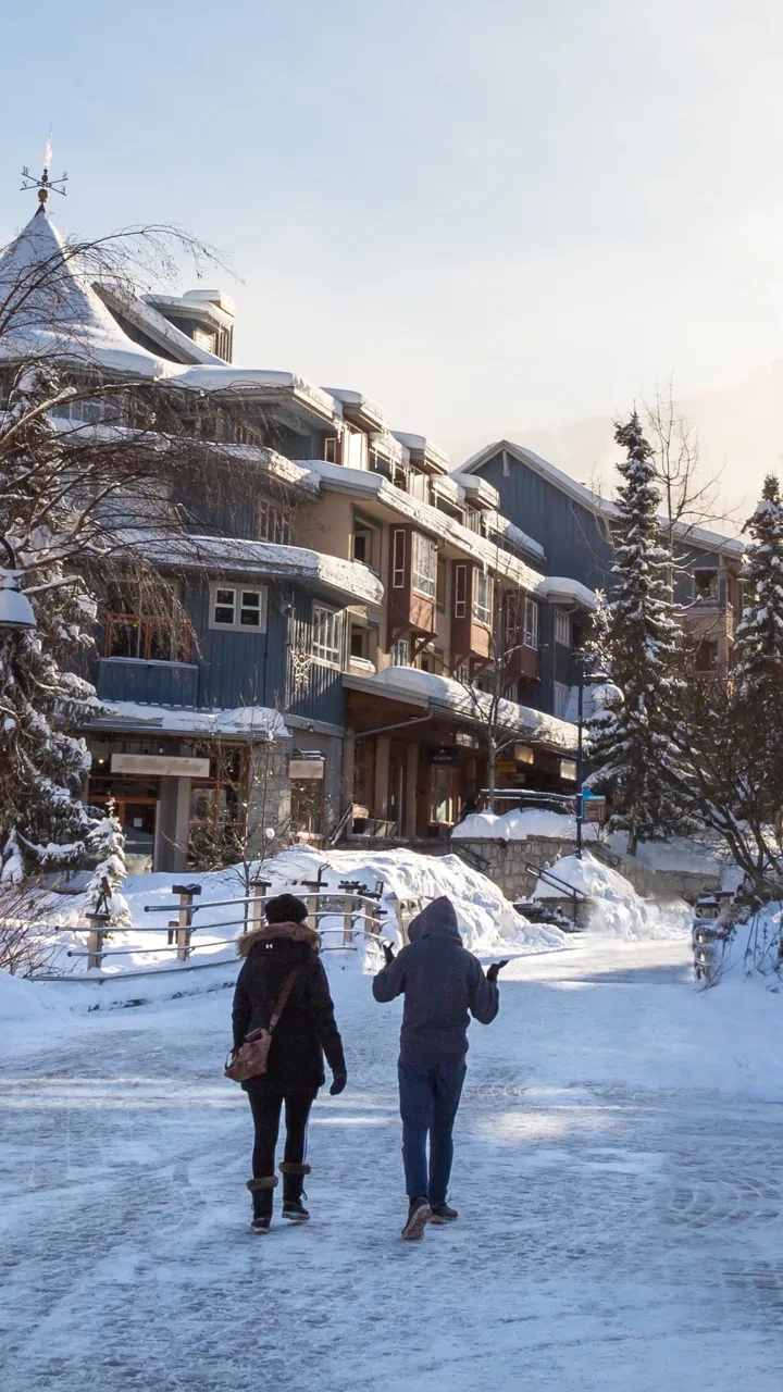 Quiet Whistler village