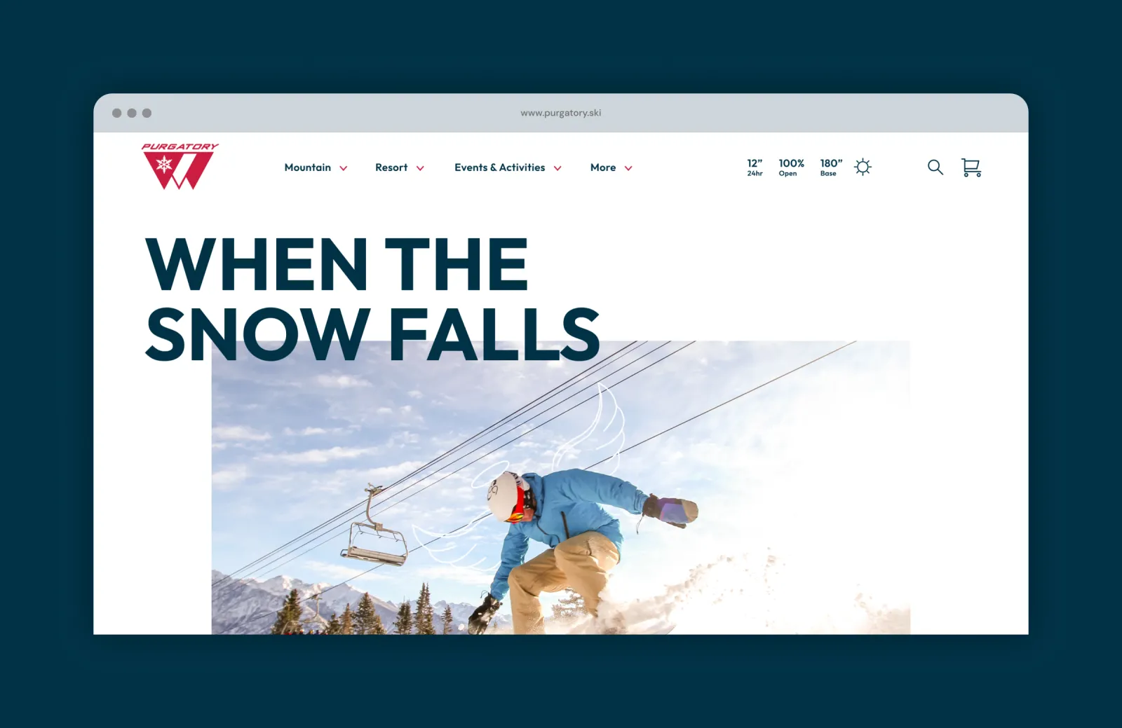 Purgatory homepage header
