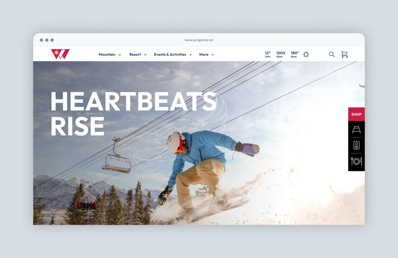 Purgatory homepage header