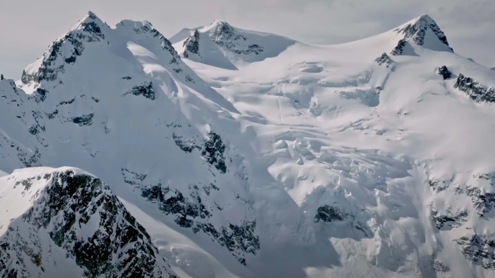 snowy glacier