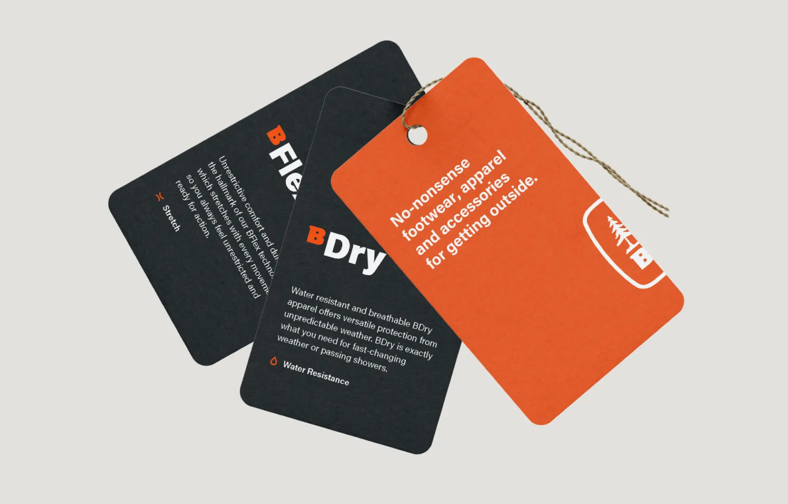 Bass Outdoor hangtag