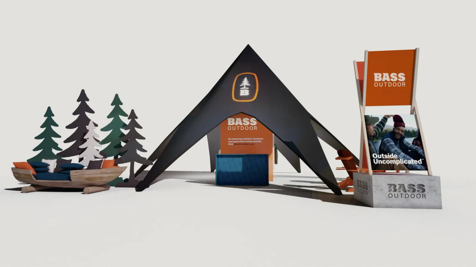 Bass Outdoor Basecamp rendering