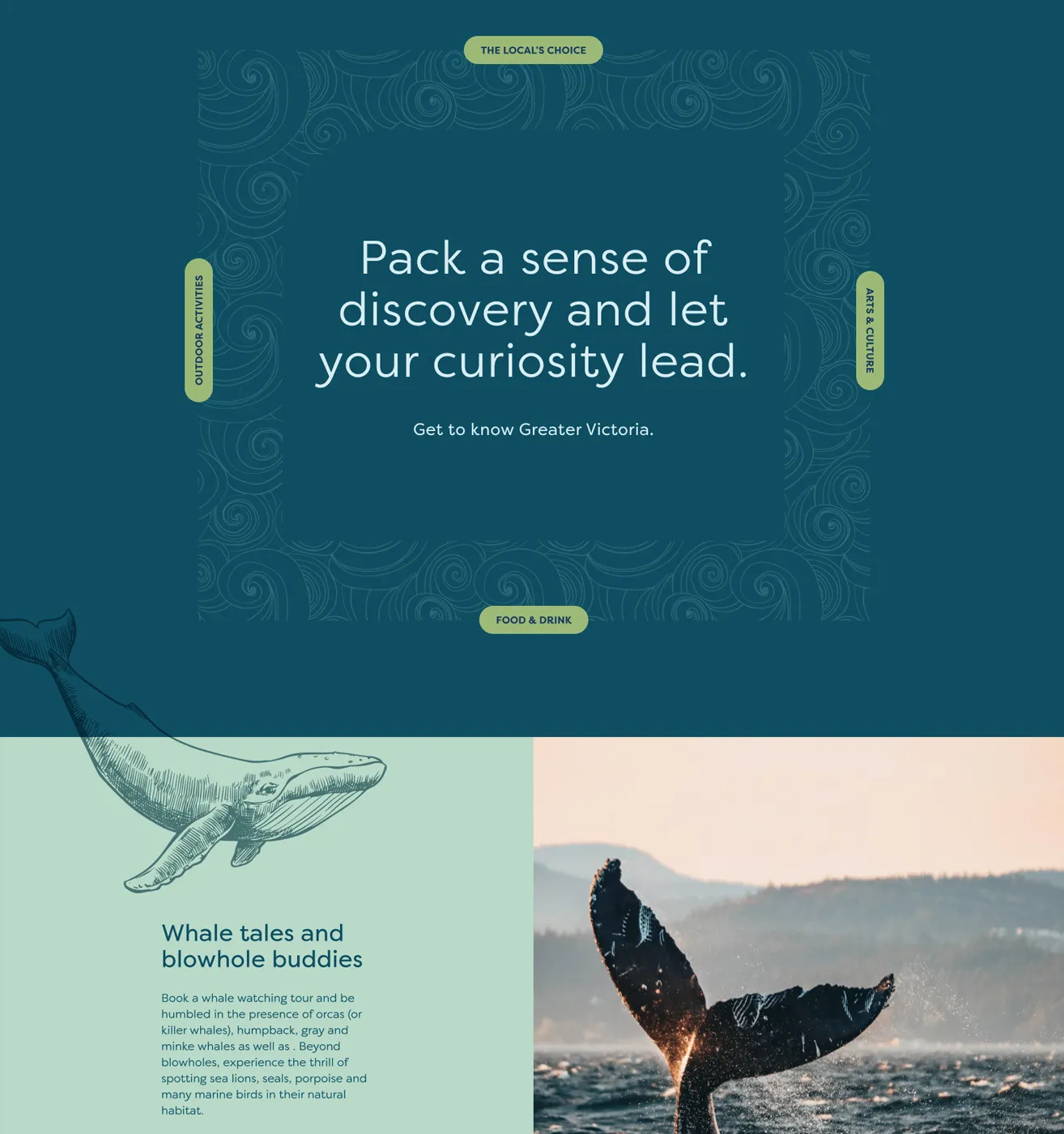 storytelling on destination greater victoria's new website