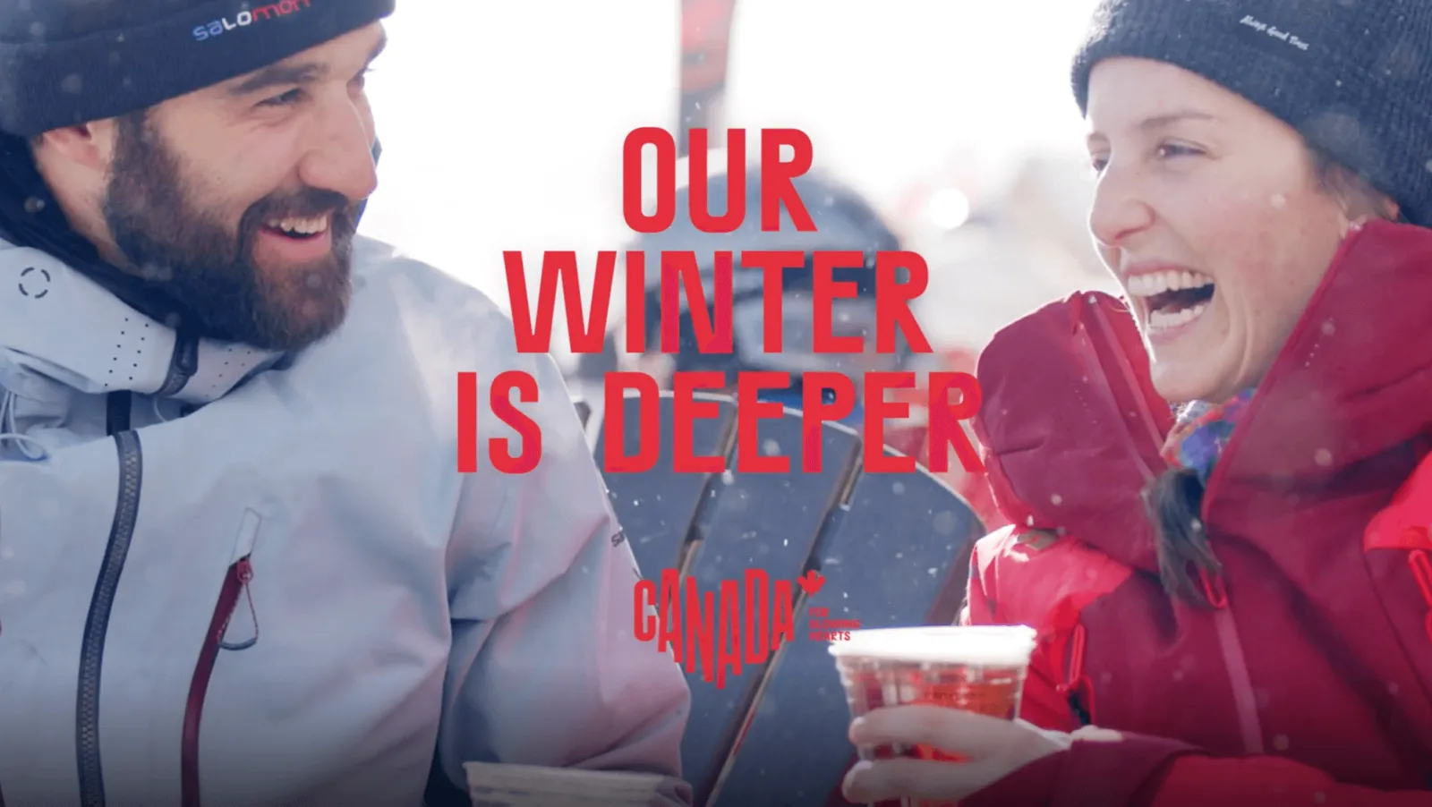 Destination Canada Video Poster Frame with Our Winter is Deeper