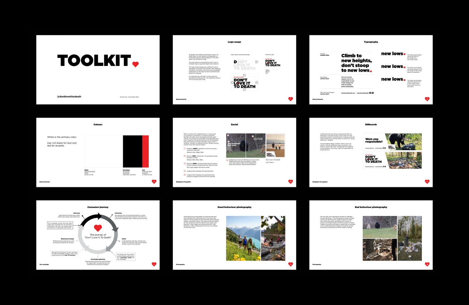 Slides with text, images, and diagrams for a toolkit presentation.