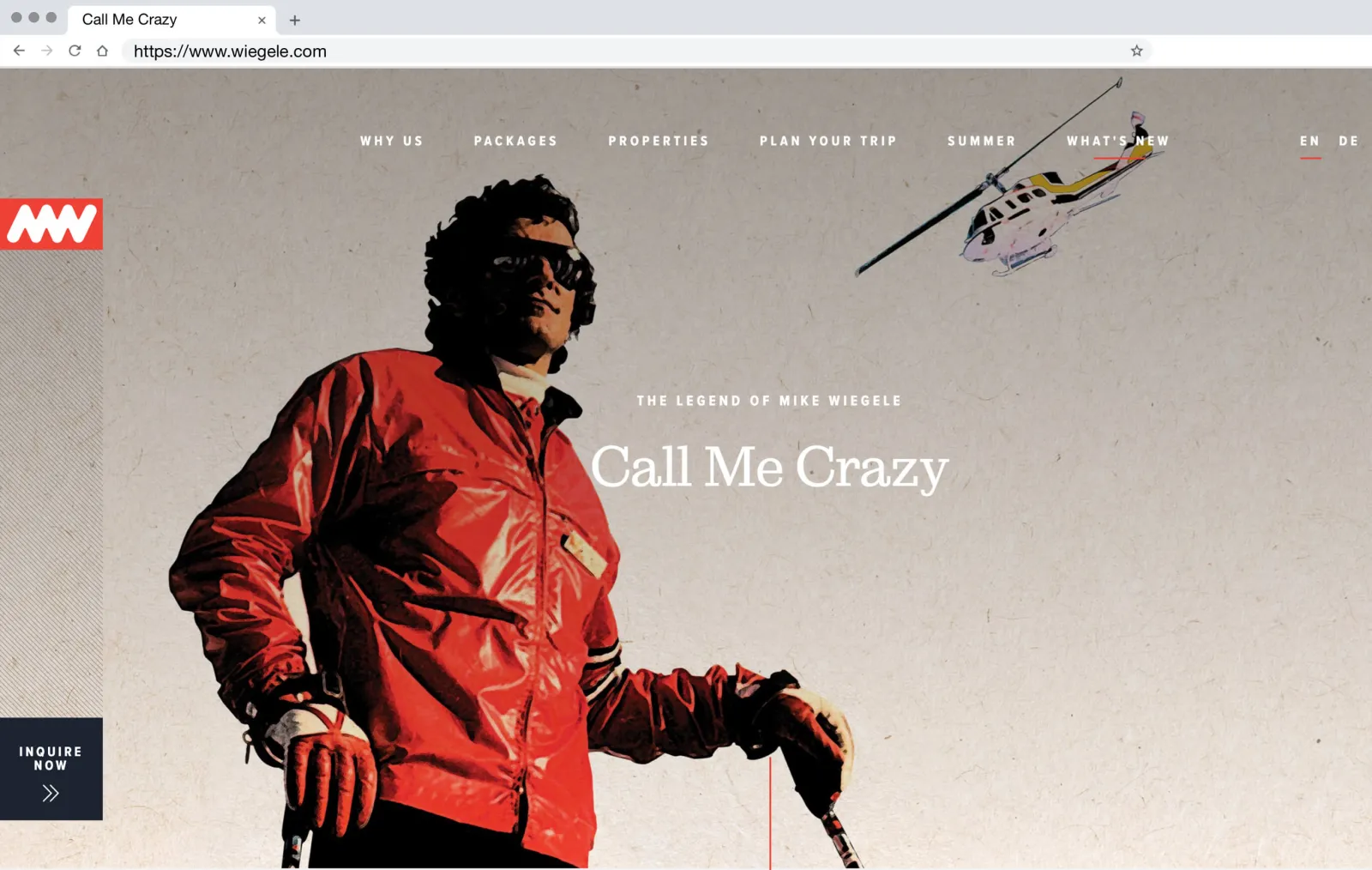 Call me crazy Website