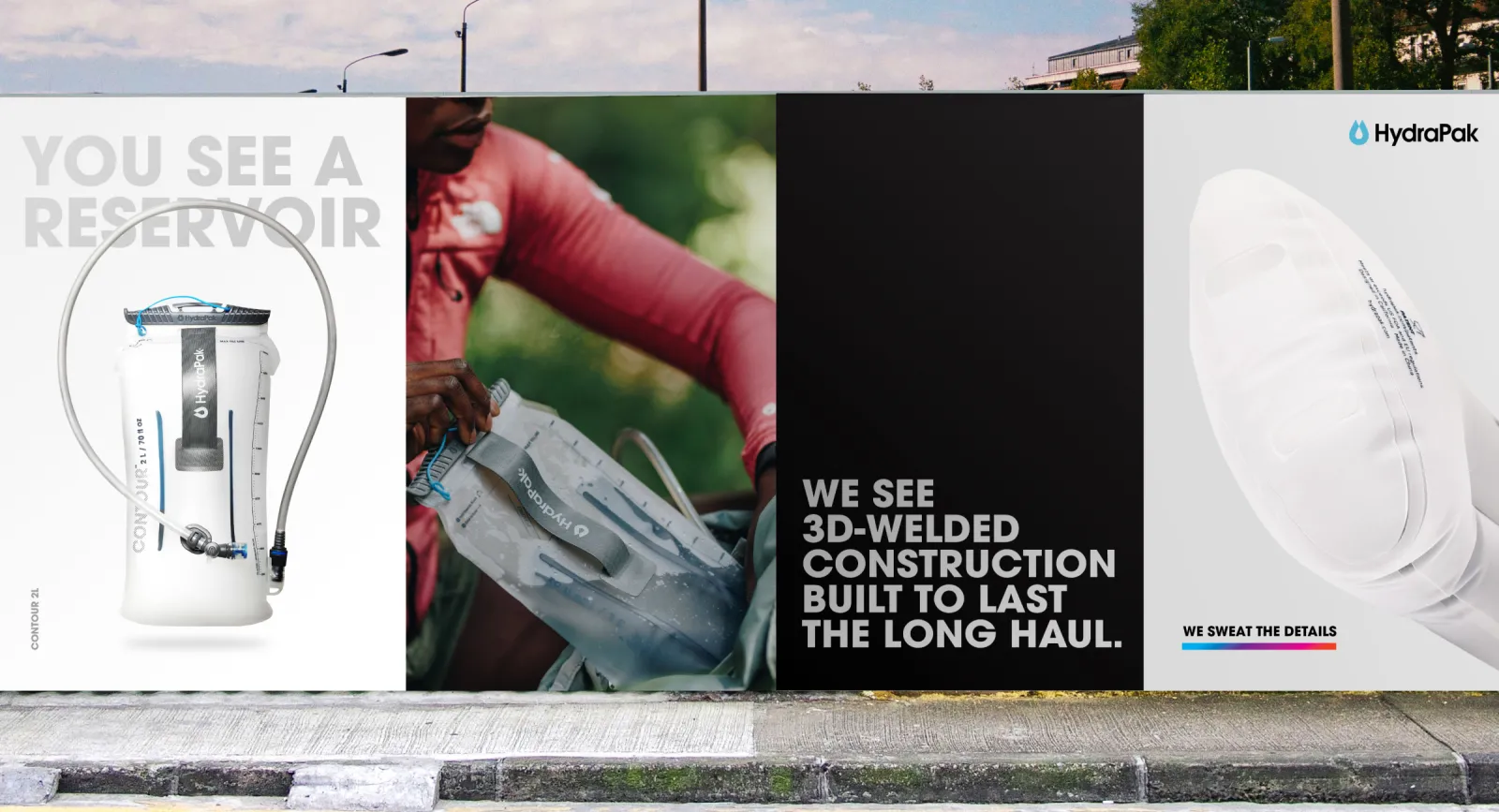 mockup of a wheatpaste ad featuring the contour reservoir with accompanying campaign language