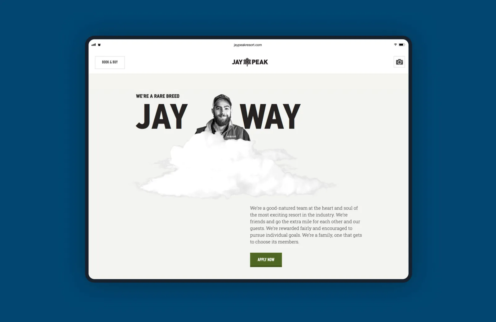 Jay Peak website The Jay Way section