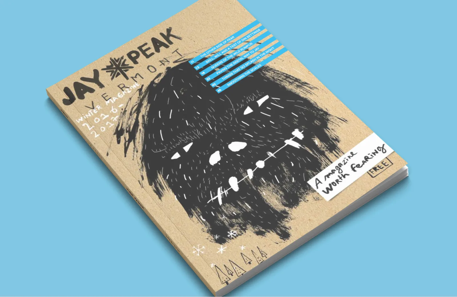 A magazine cover