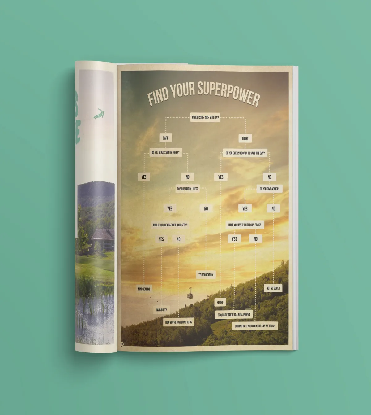 A magazine page