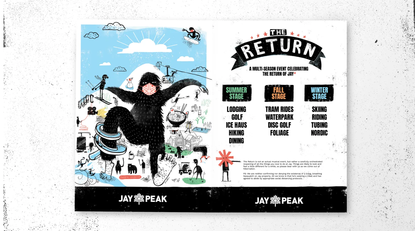 Campaign double page spread