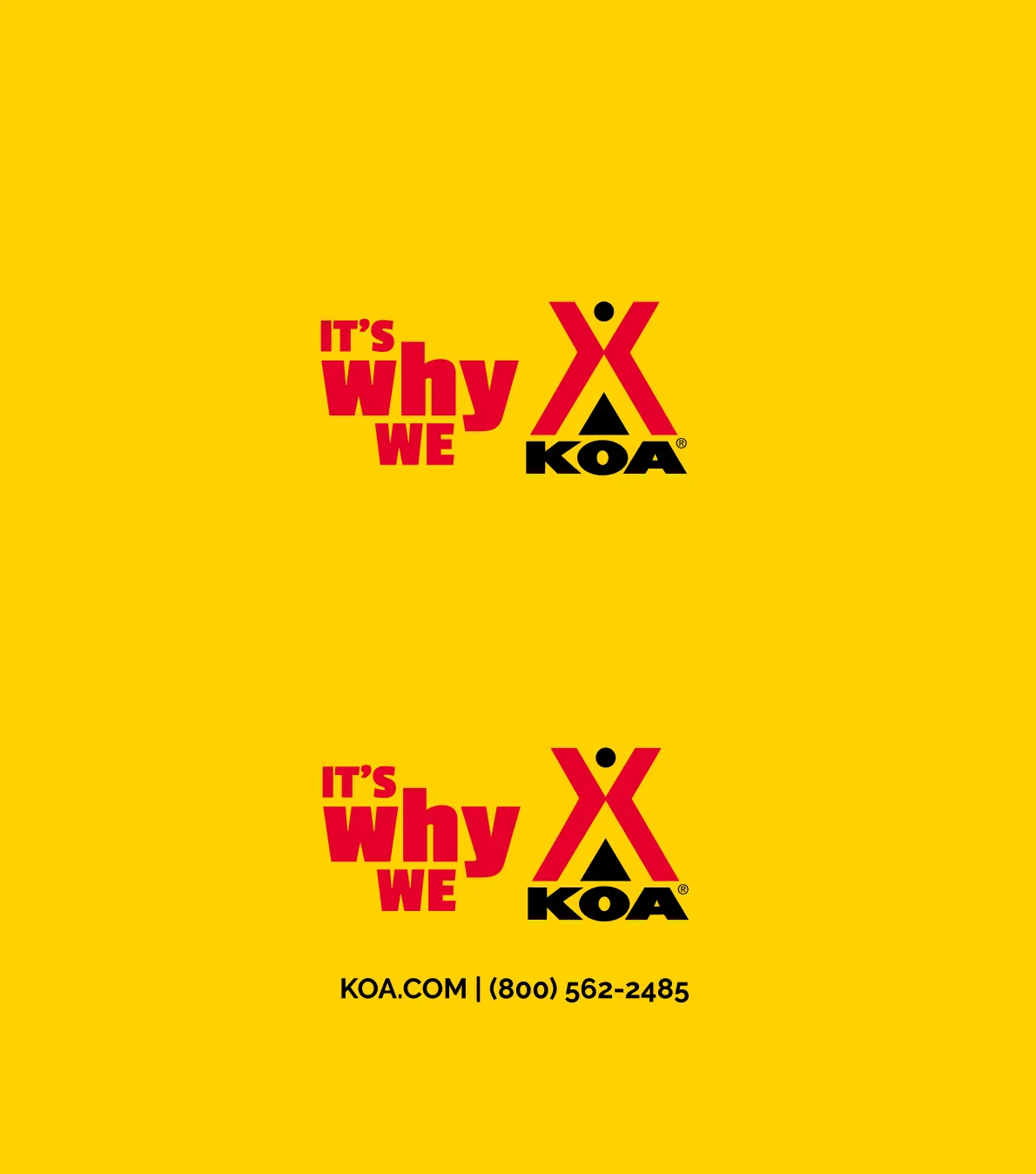 KOA logo lockups