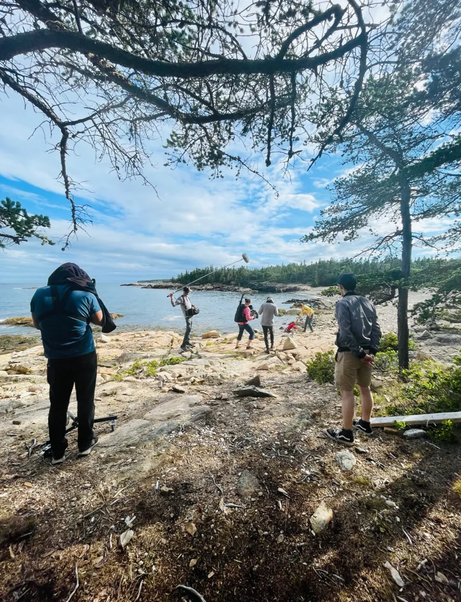 Behind the scenes of filming anthem video