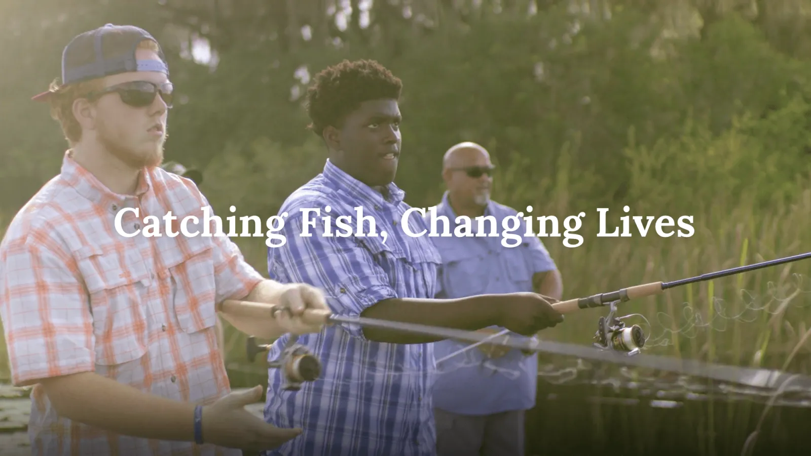 LLBean Catching Fish, Changing Live Video