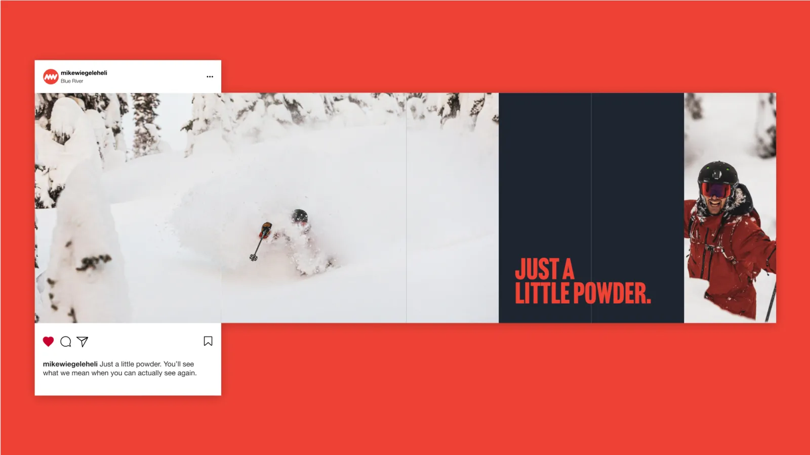 A social carousel mockup