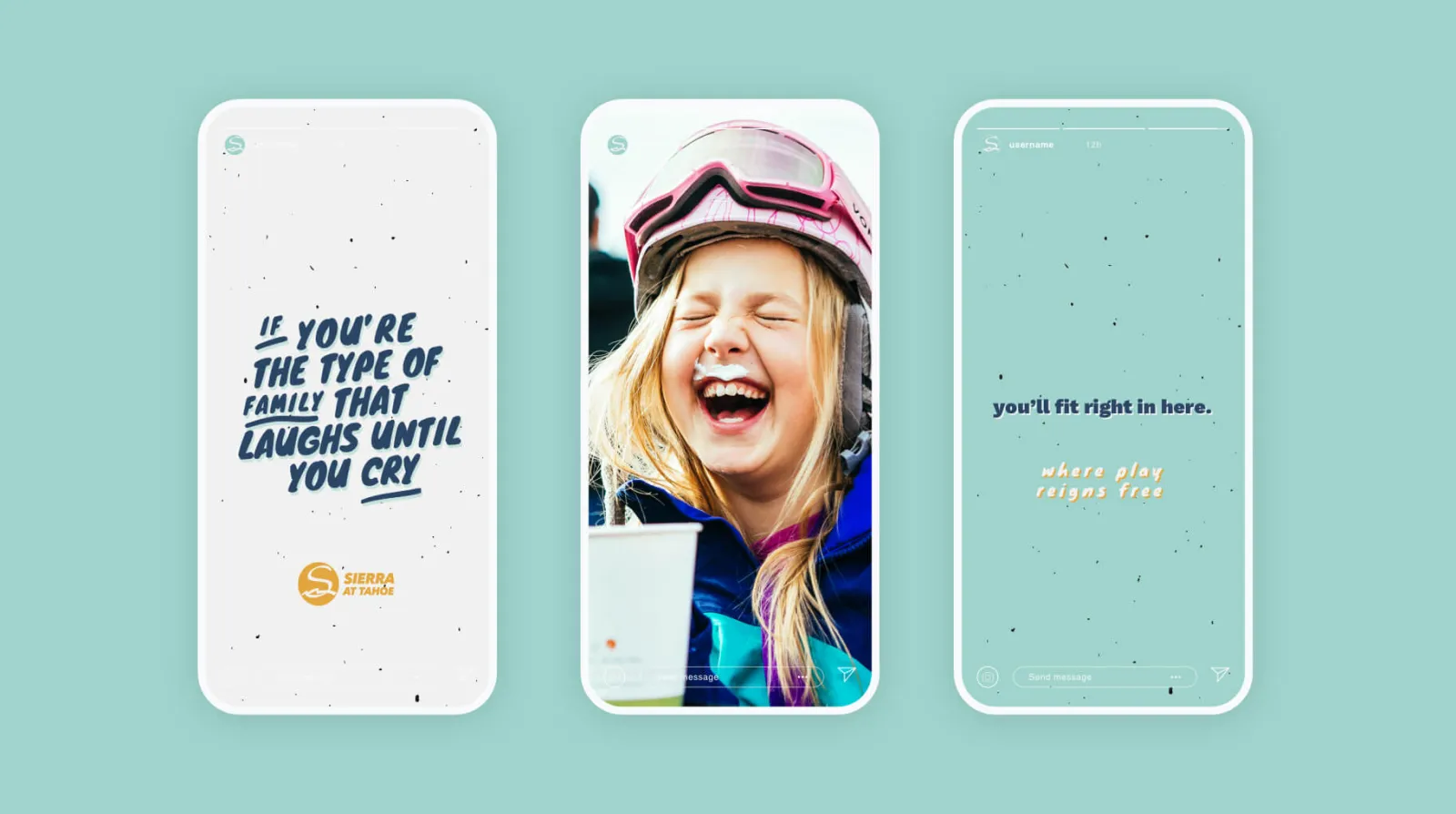 Sierra at tahoe case study instagram story