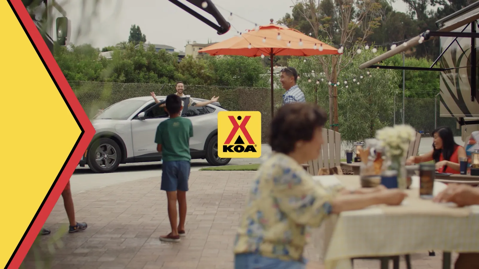Screenshot from a KOA campaign video