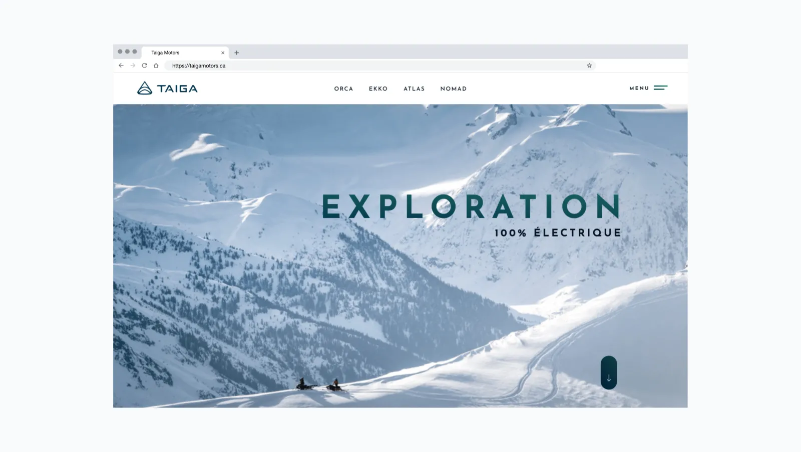 Taiga Motors Website Redefines an Industry | Origin