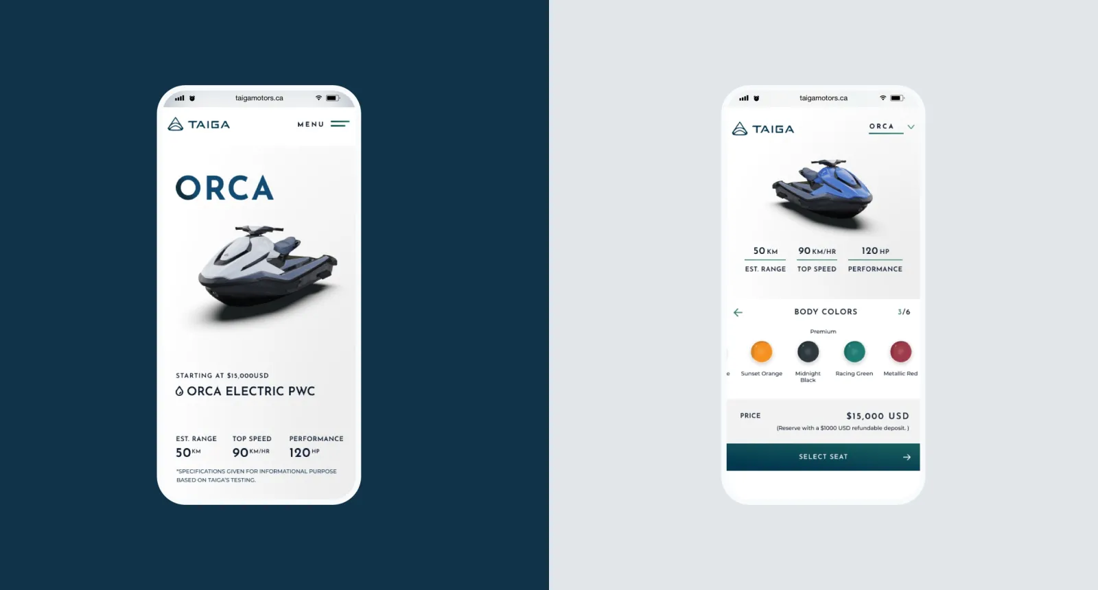 Taiga Motors Website Redefines an Industry | Origin