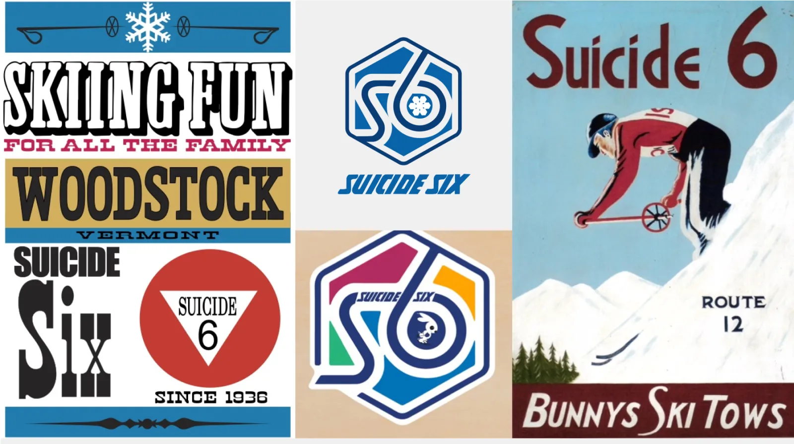 Saskadena Six historical logos