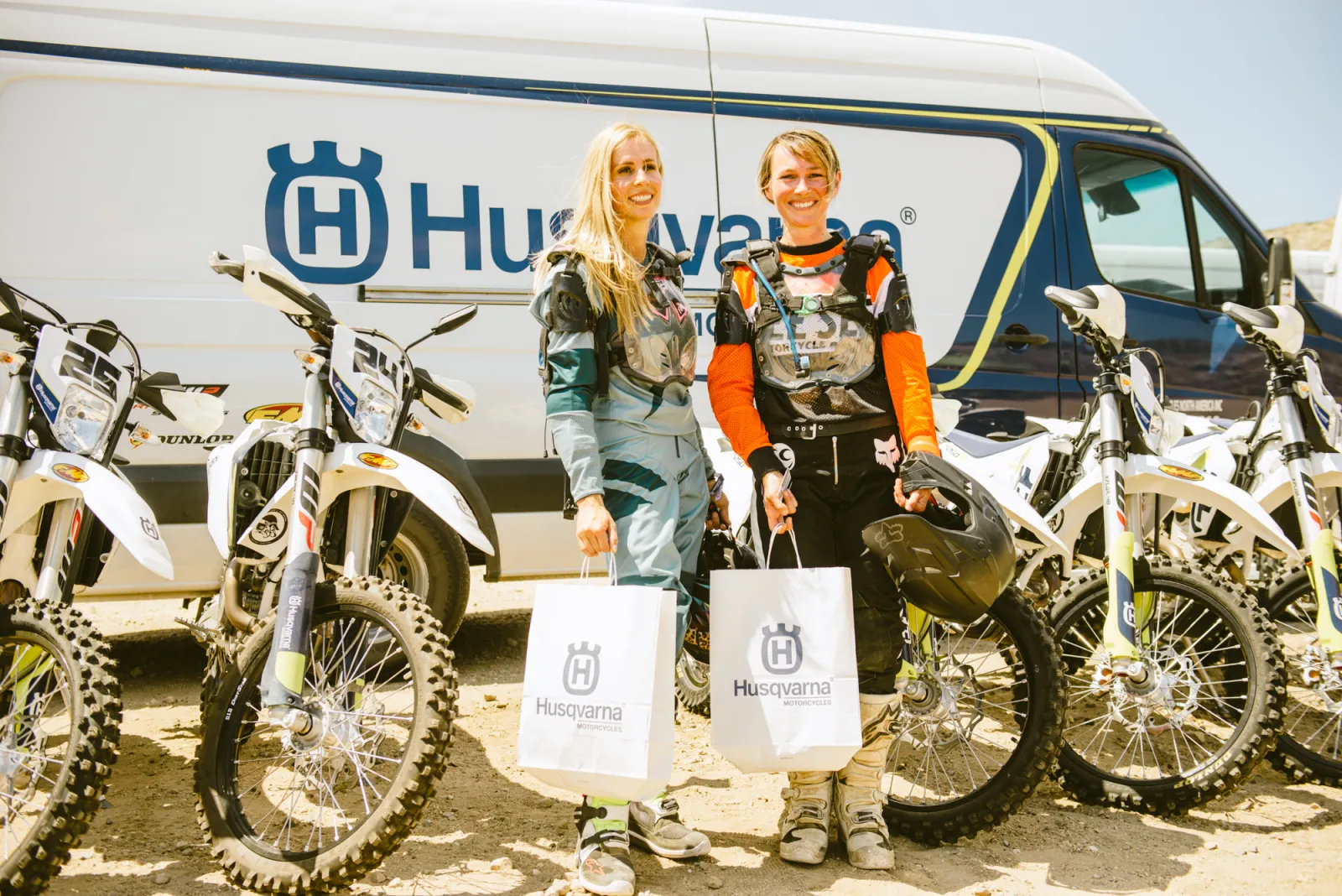 2 Husqvarna biker's