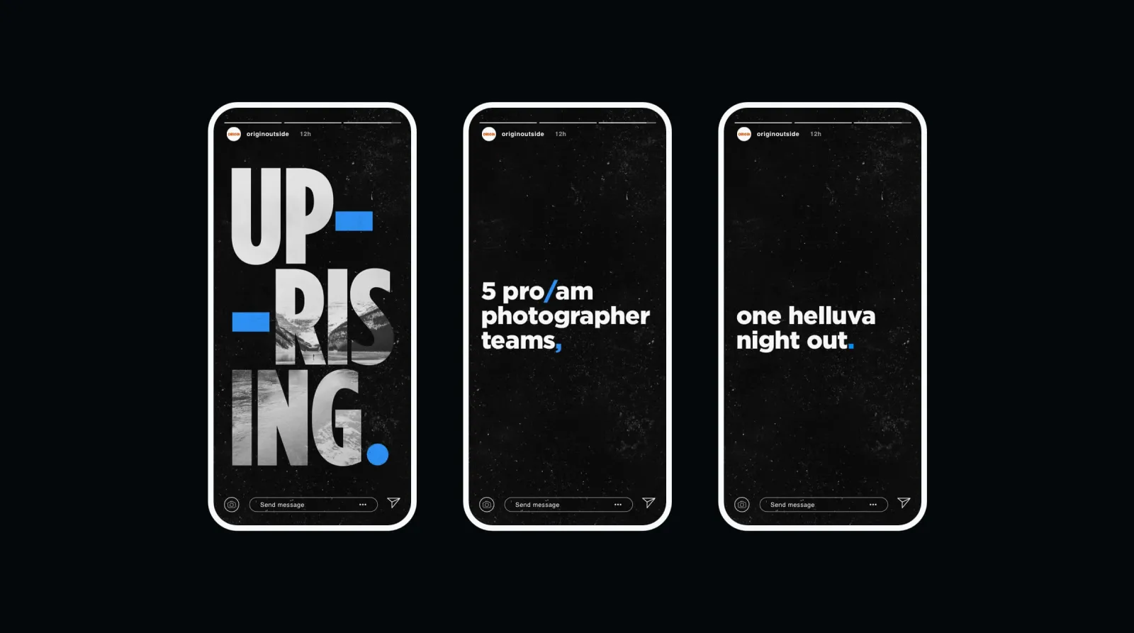 Uprising instagram story
