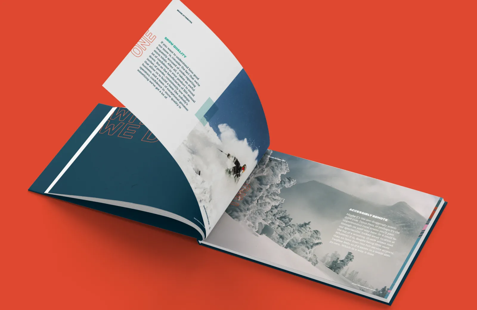 A brand platform book