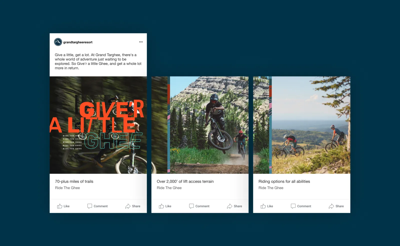 An Instagram carousel mockup