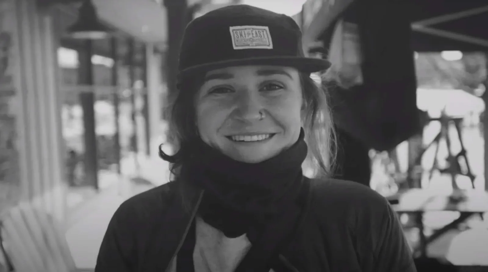 portrait of woman smiling