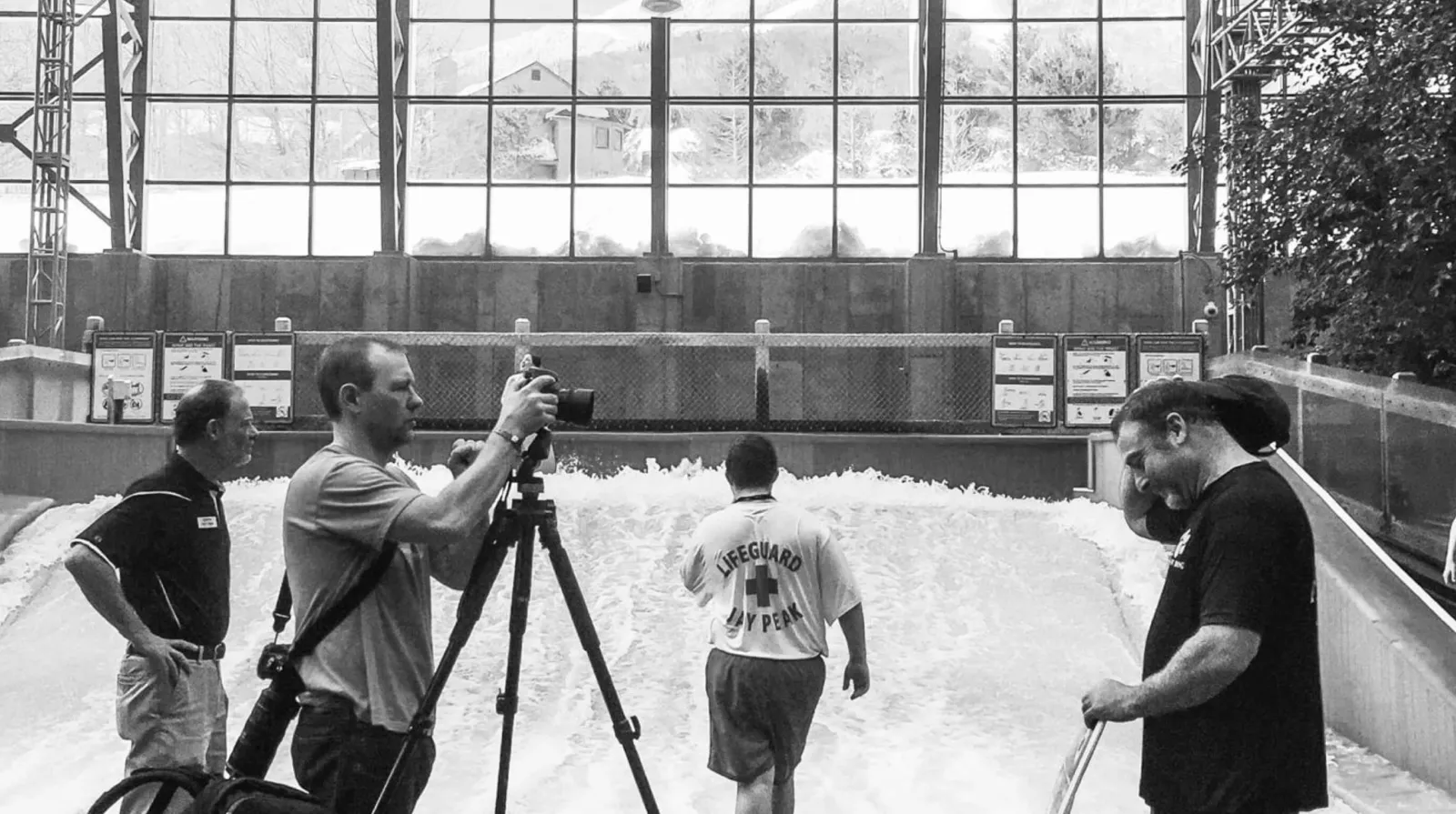 photographer Bear Cieri taking photos