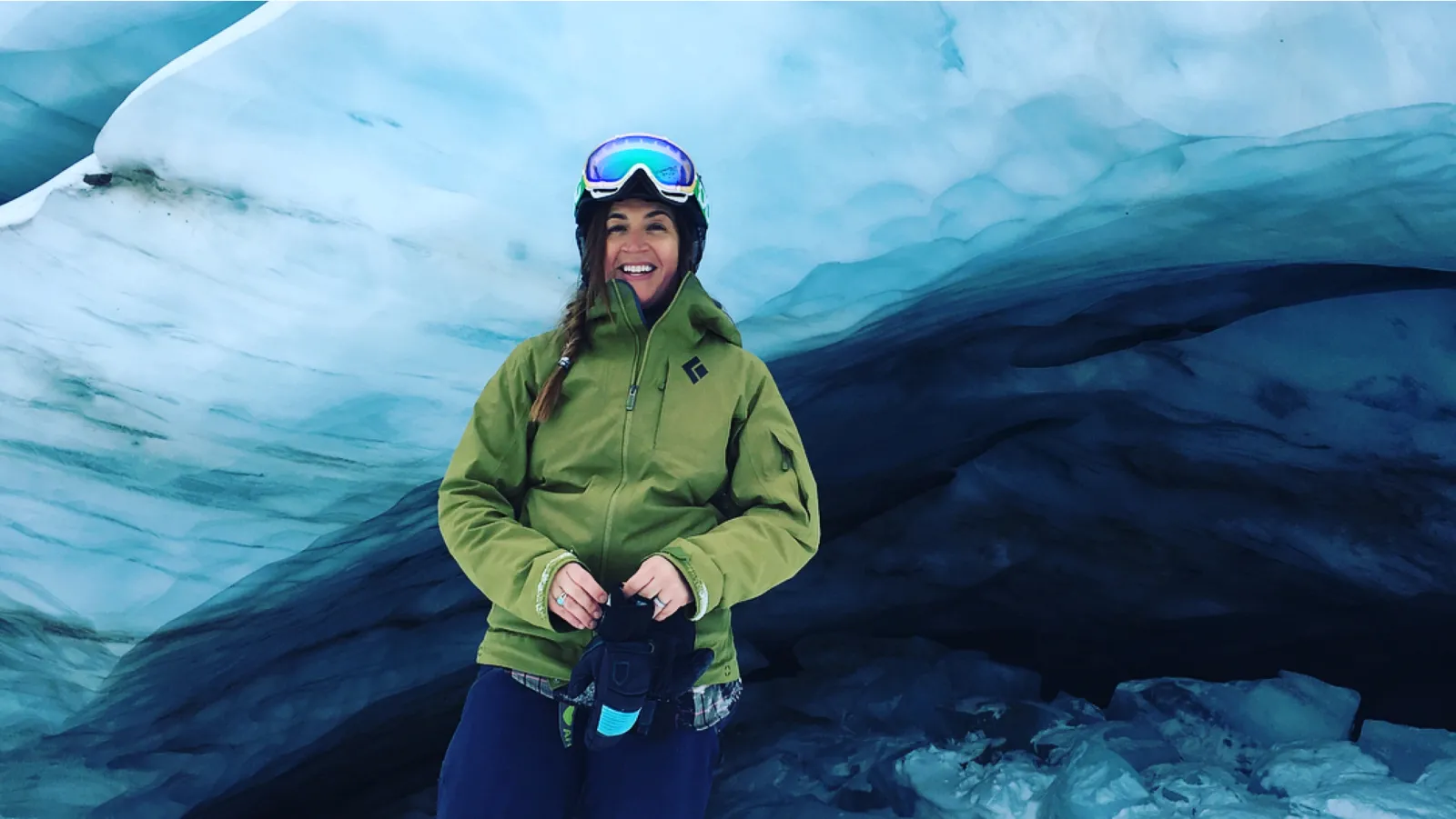 laura in ice cave