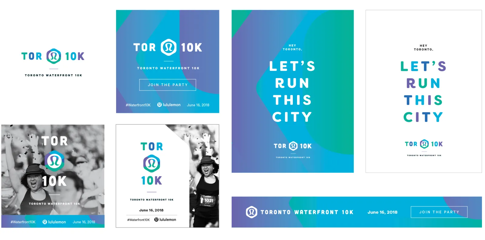 lululemon 10k Toronto Brand Identity