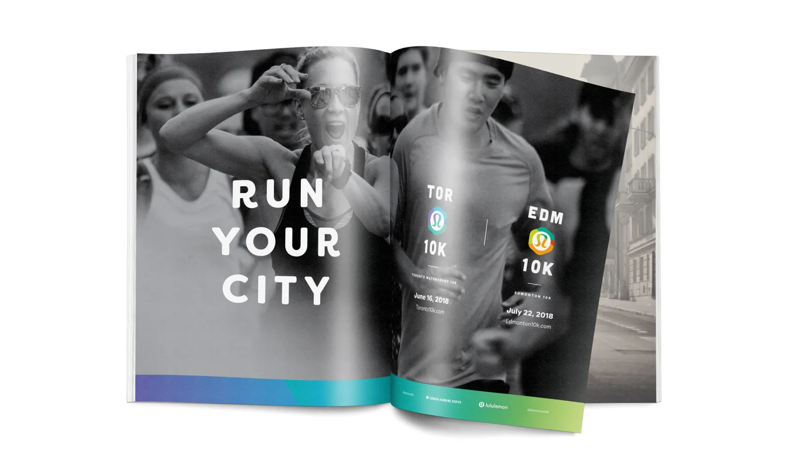 lululemon 10k Print ad