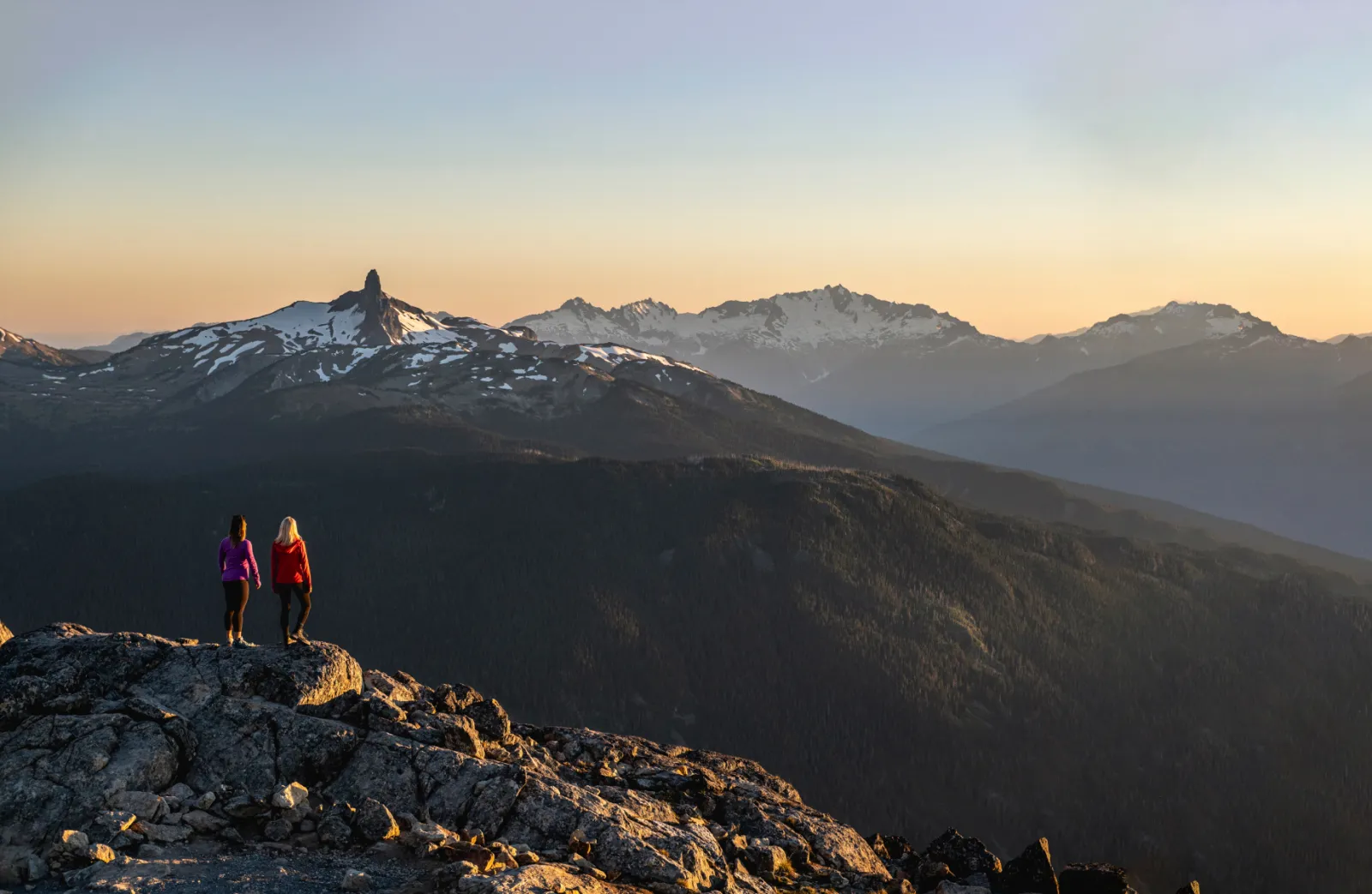 Expansive view over whistler