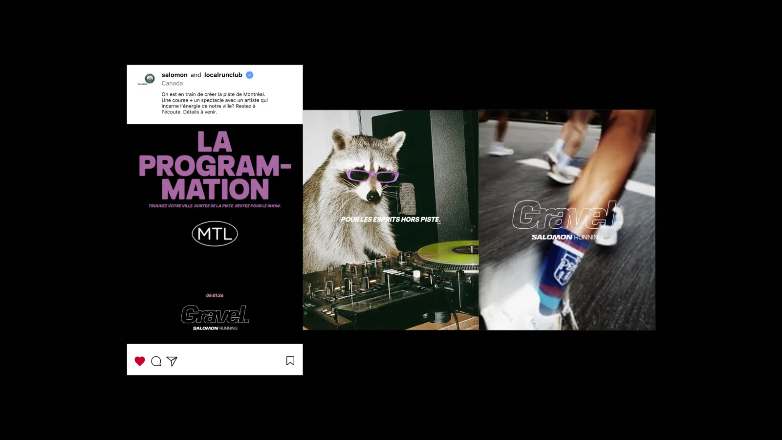 Raccoon DJ with headphones beside sneakers on a skateboard.