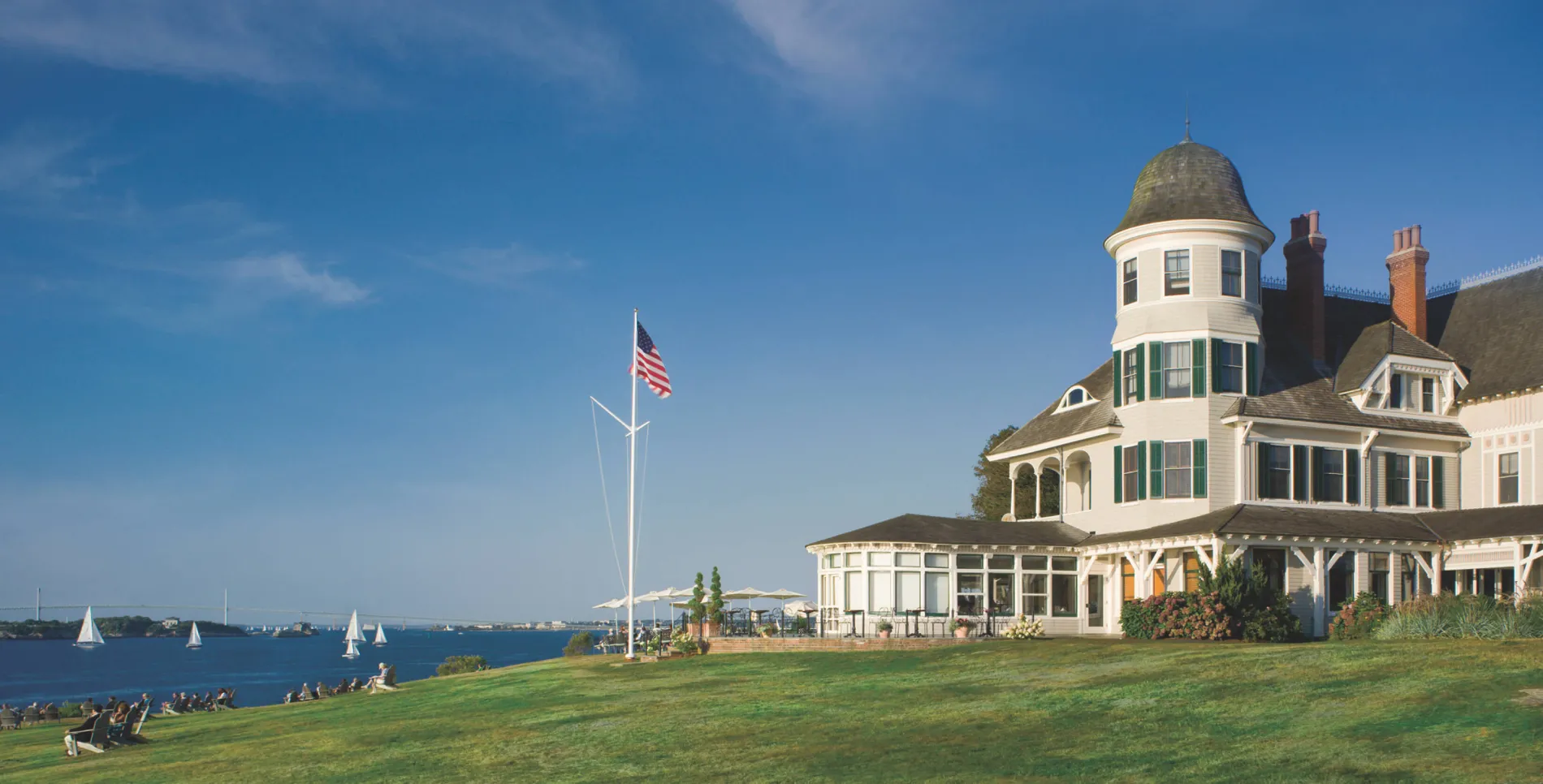 Classic New England property on the ocean