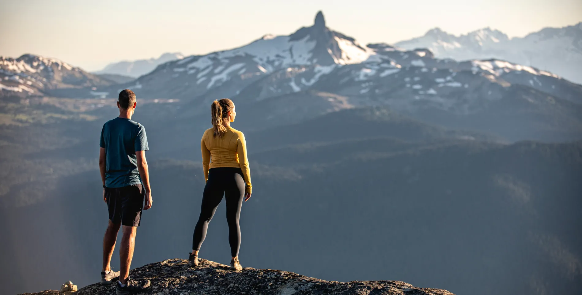 couple standing looking at blacktusk