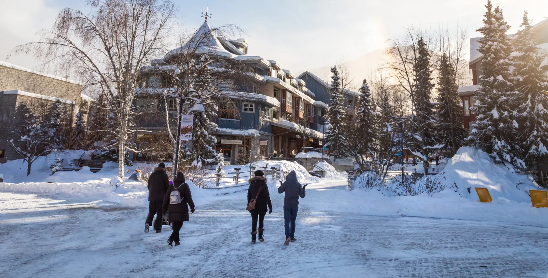 Quiet Whistler village